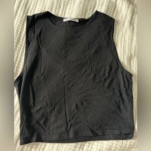 Reformation Black Sleeveless tank Top